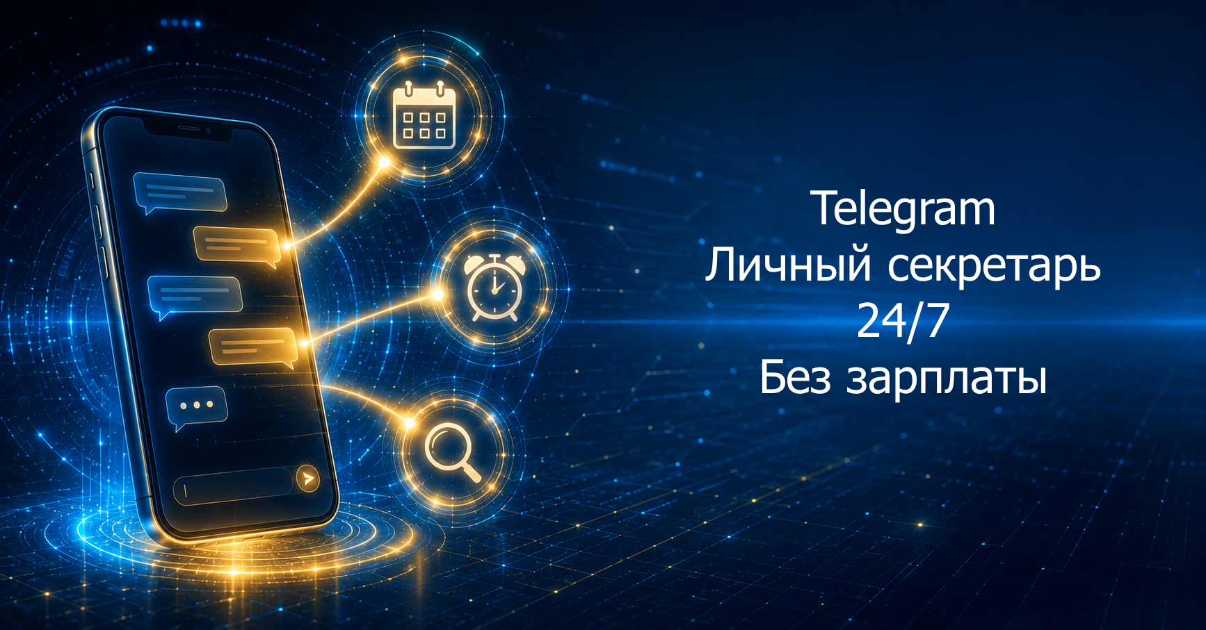 Telegram-ассистент с календарём и напоминаниями